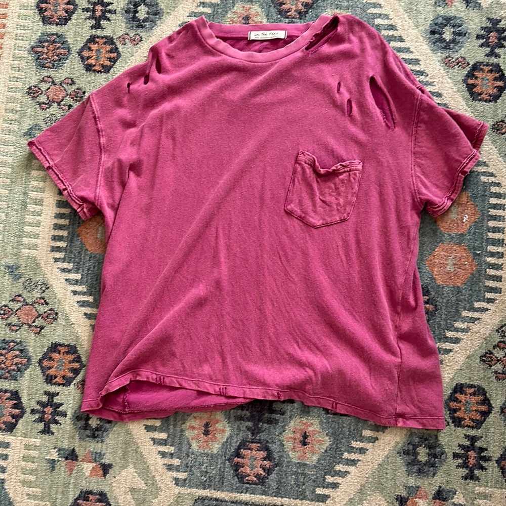 Distressed Free People top